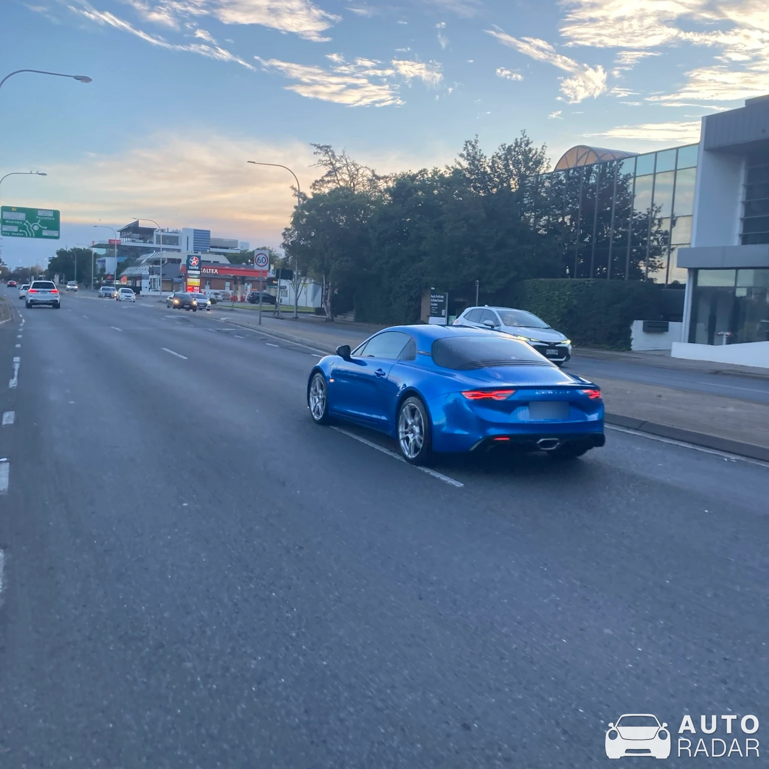 Alpine A110 Pure spotted in West Beach