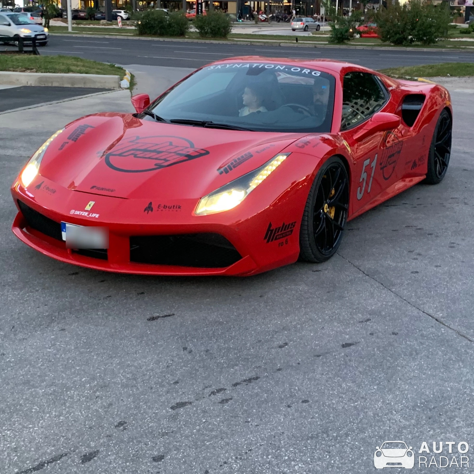 Ferrari F8 Tributo spotted in Ilidža, Bosnia and Herzegovina