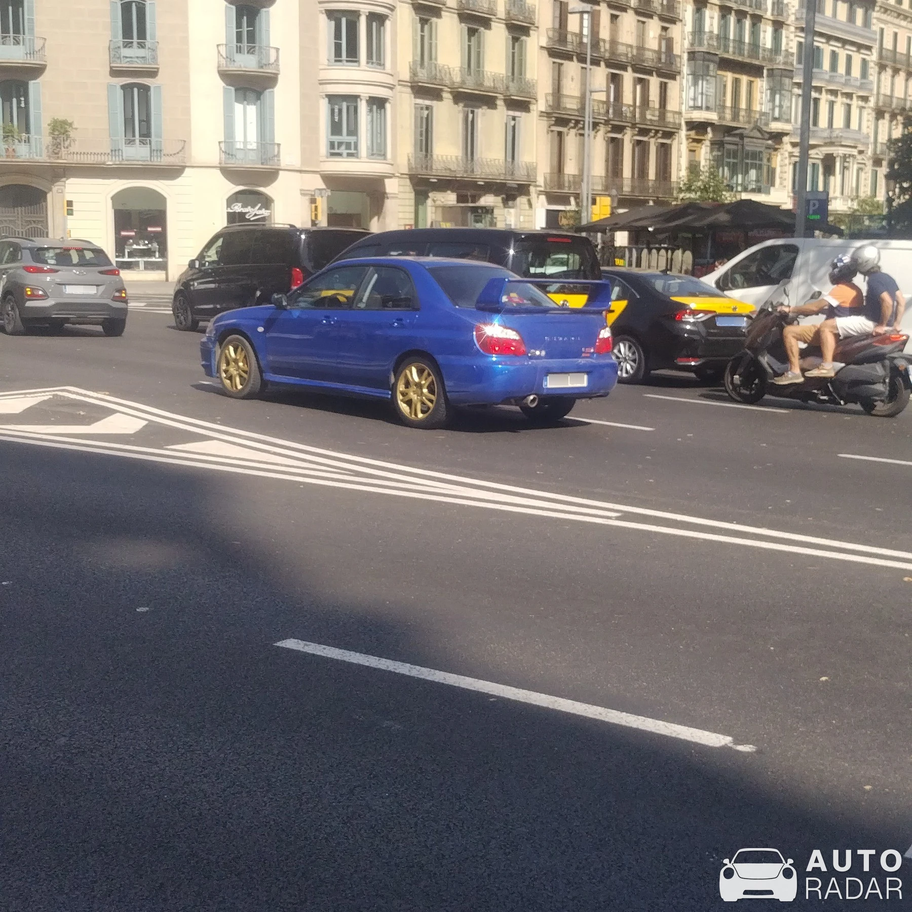 Subaru Impreza WRX STI spotted in Barcelona, Spain