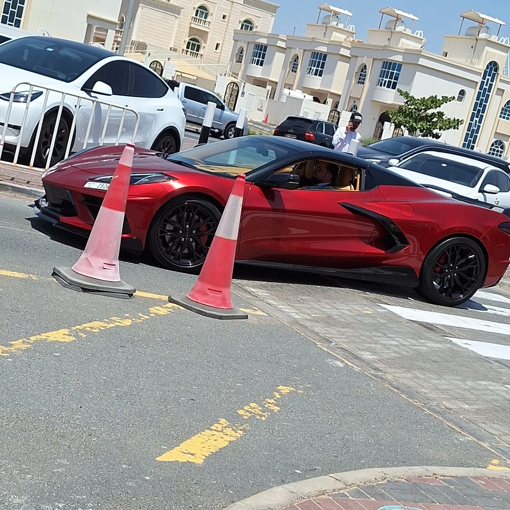 Chevrolet Corvette C8 Stingray spotted in Abu Dhabi, United Arab Emirates