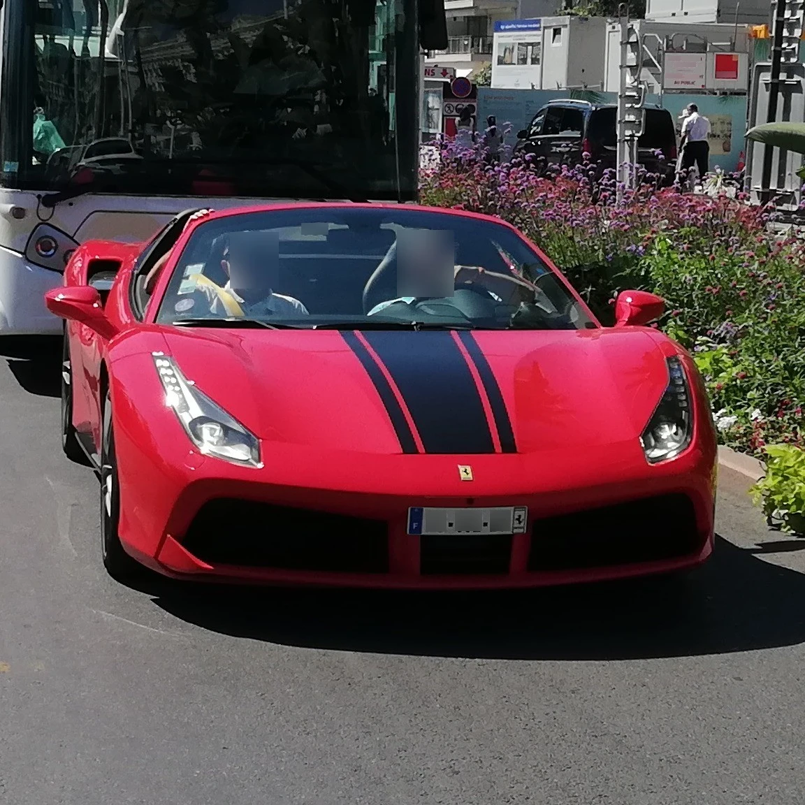 Ferrari 488 Spider spotted in Cannes, France