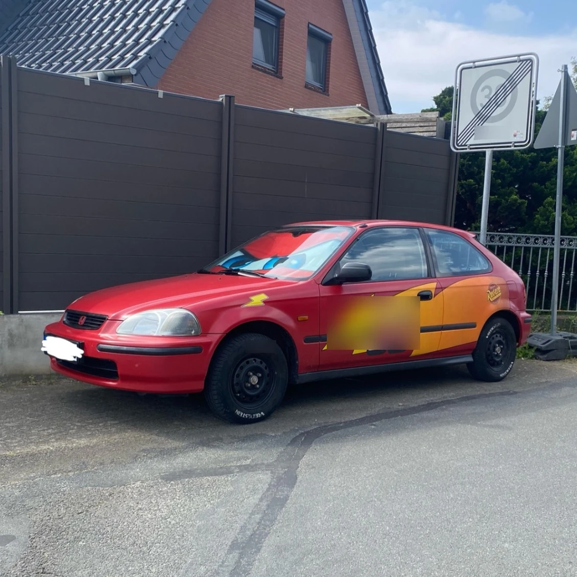 Honda Civic EK spotted in Schiffdorf, Deutschland