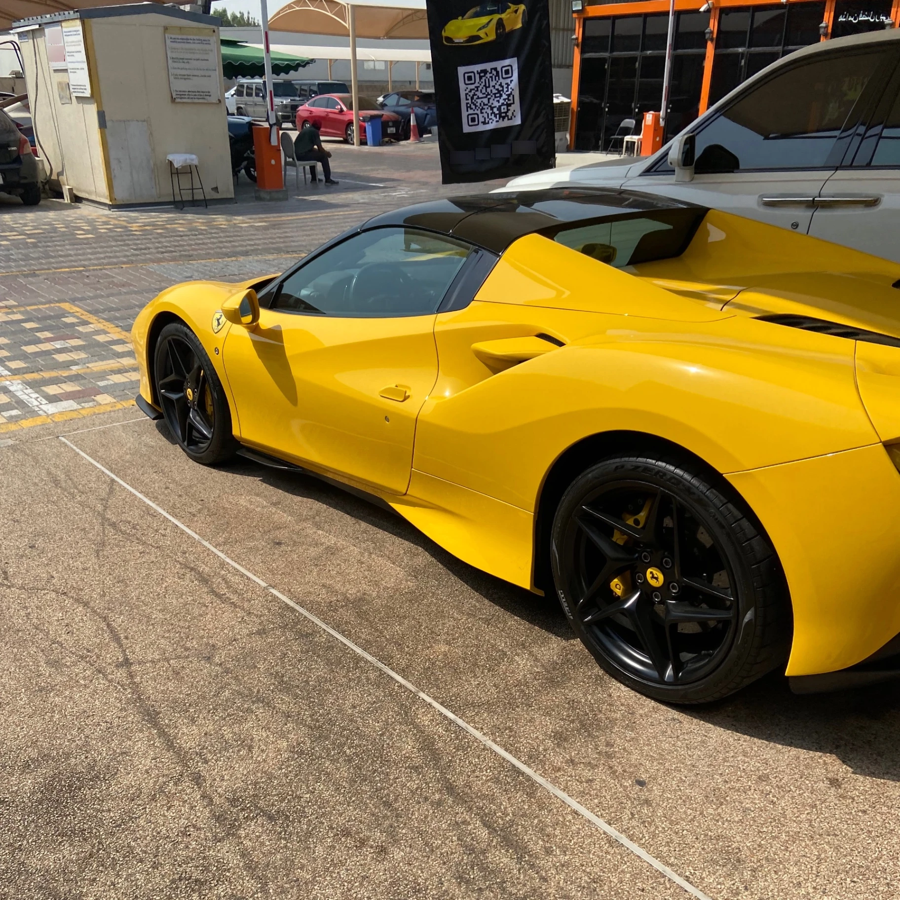 Ferrari F8 Spider spotted in Dubai, United Arab Emirates