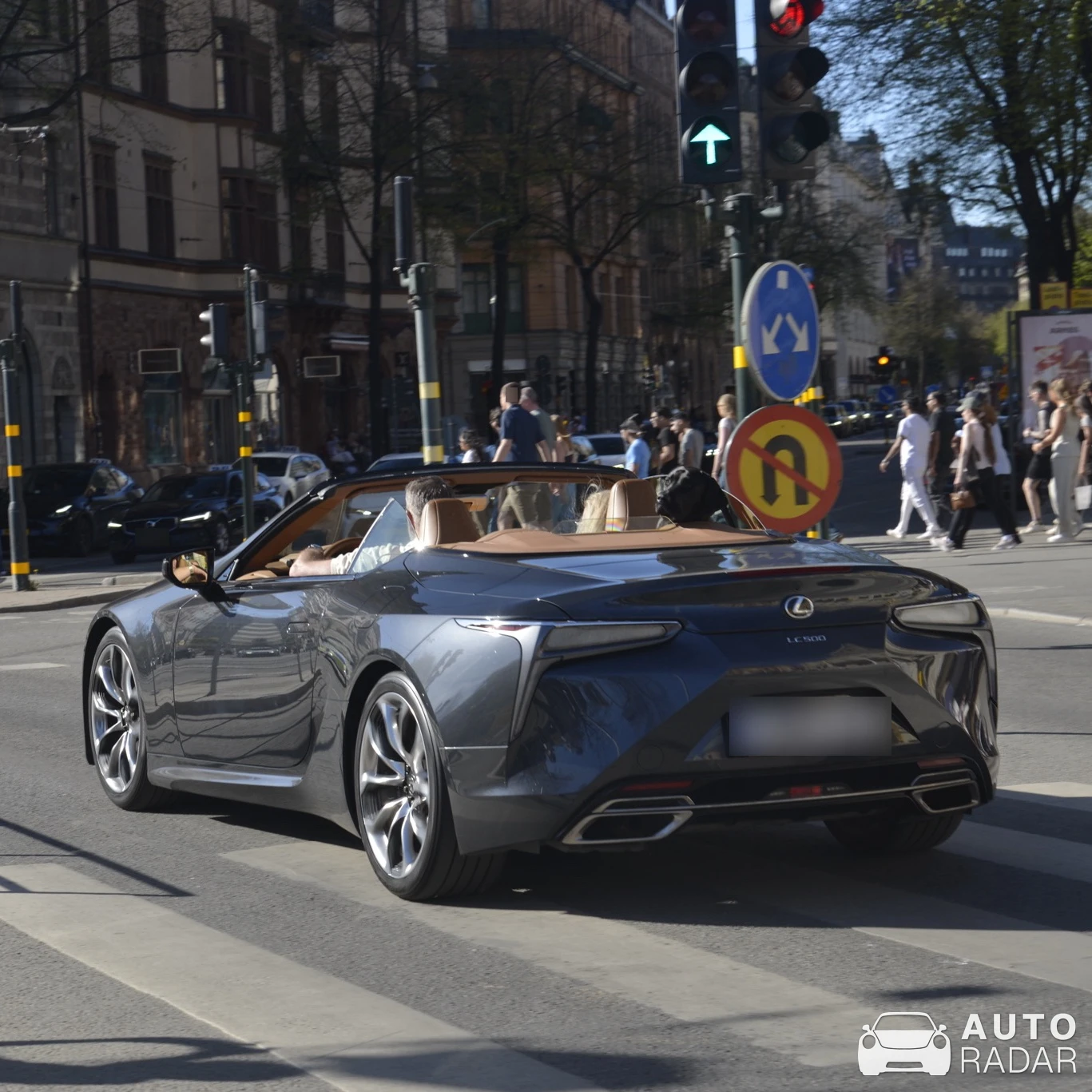 Lexus LC 500 Convertible spotted in Stockholm