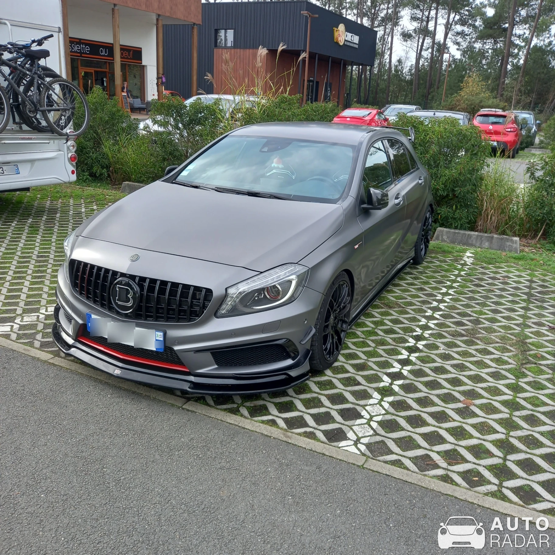 Mercedes-Benz Brabus A B45 spotted in Le Mans, France