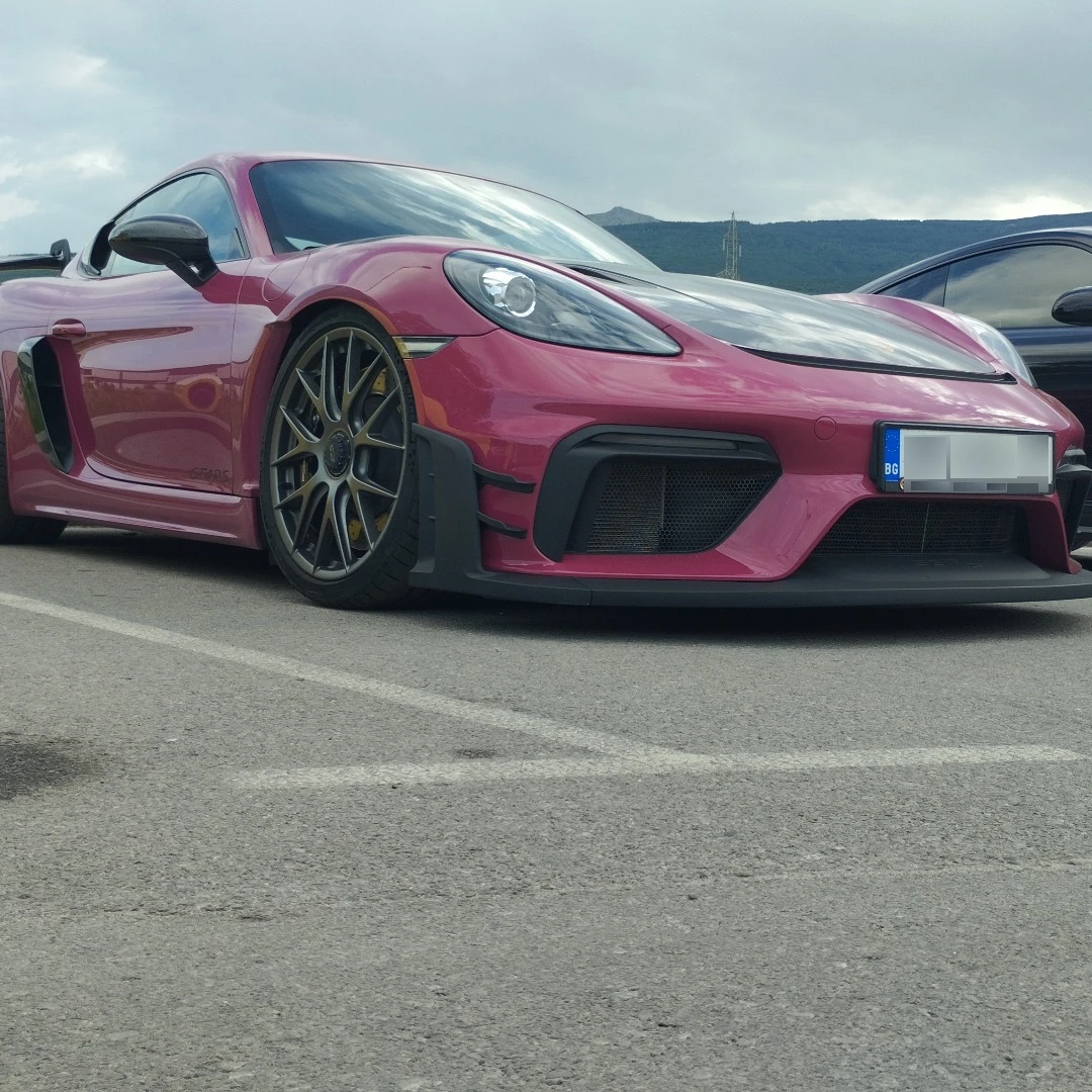 Porsche 718 Cayman GT4 RS spotted in София, България