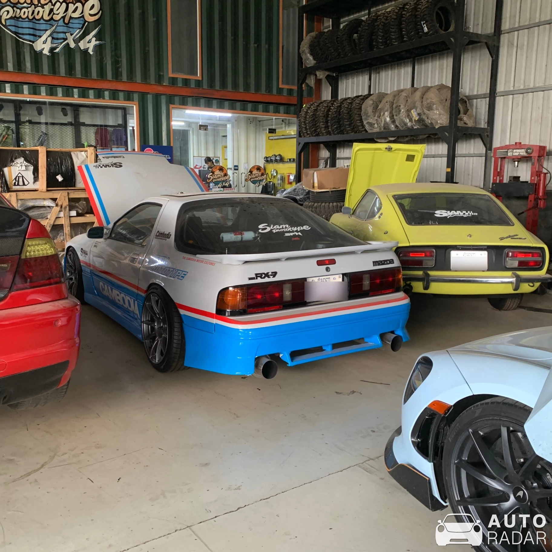 Mazda RX-7 FC3S spotted in Phnom Penh, Cambodia