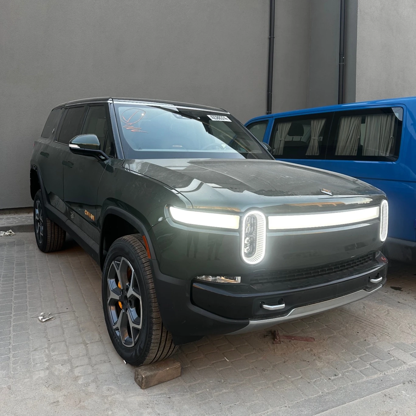 Rivian  R1S Adventure  spotted in Lviv, Ukraine