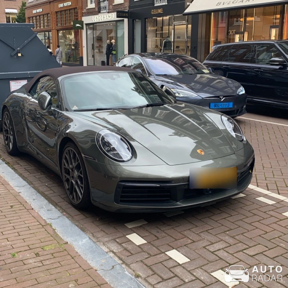 Porsche 992 Carrera S Cabriolet MkI spotted in Amsterdam, Nederland