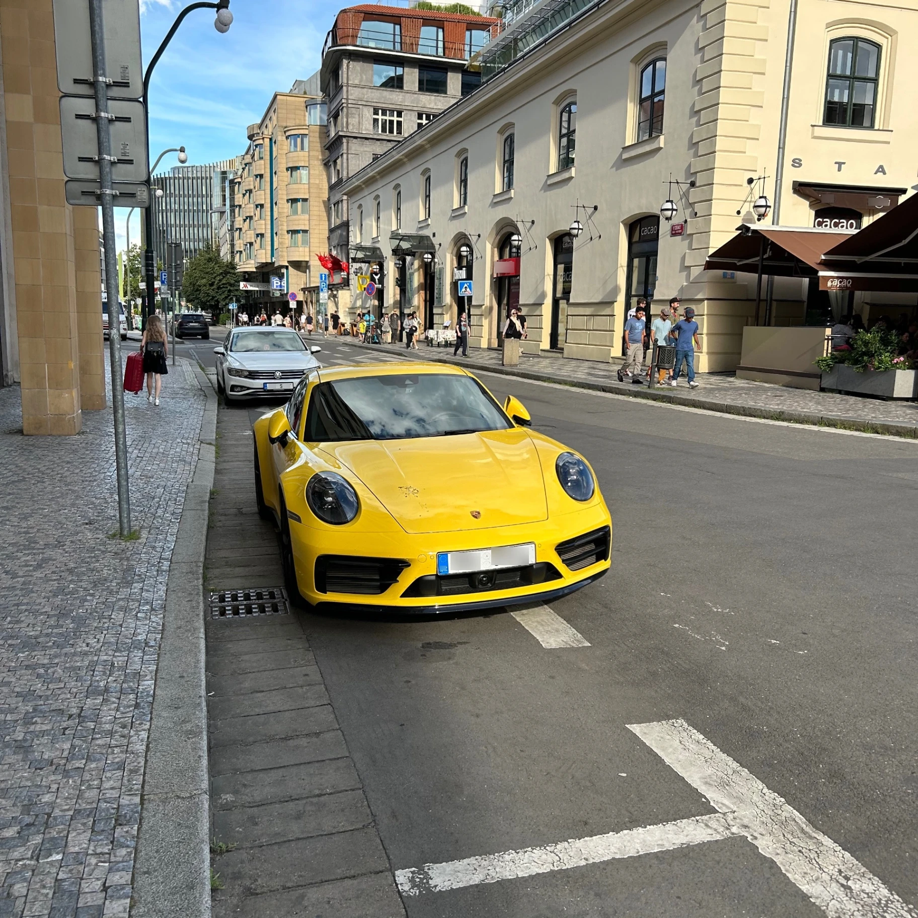 Porsche 992 Carrera spotted in Praha 1, Czechia