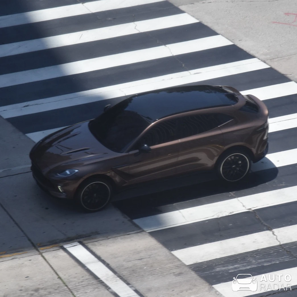 Aston Martin DBX spotted in Los Angeles