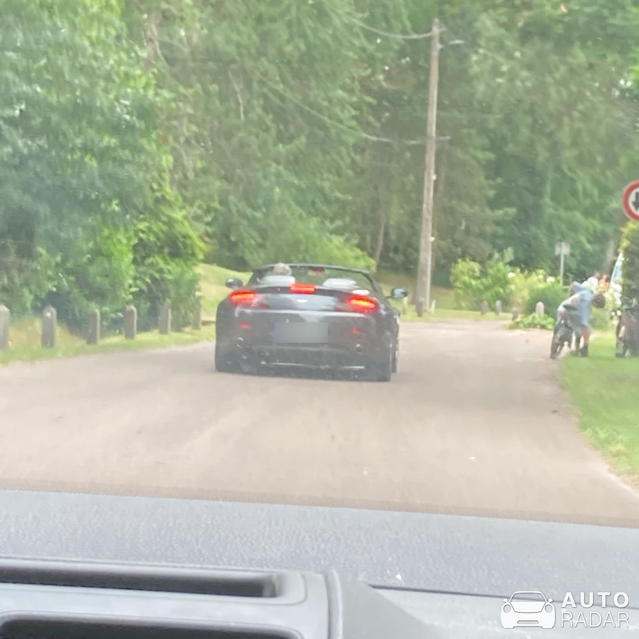 Aston Martin V8 Vantage Roadster spotted in Le Touquet-Paris-Plage