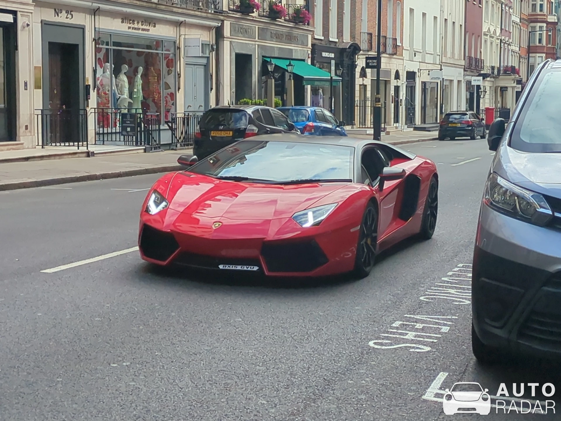 Lamborghini Aventador LP700-4 Roadster spotted in London