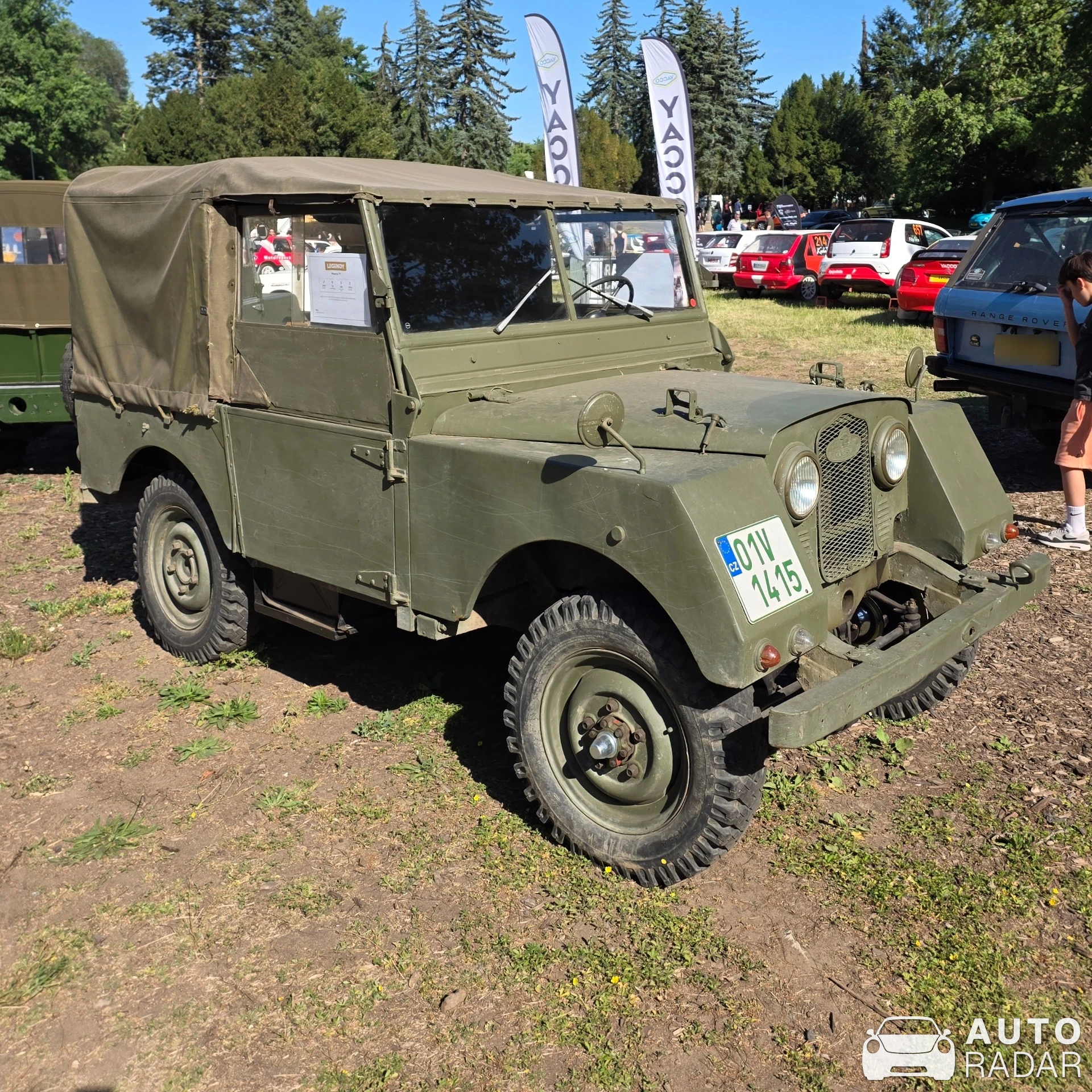 Land Rover Series 1 spotted in Praha