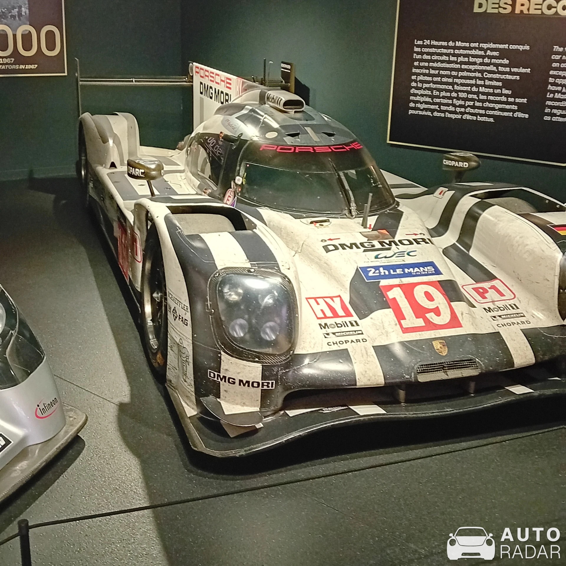 Porsche 919 Hybrid spotted in Le Mans