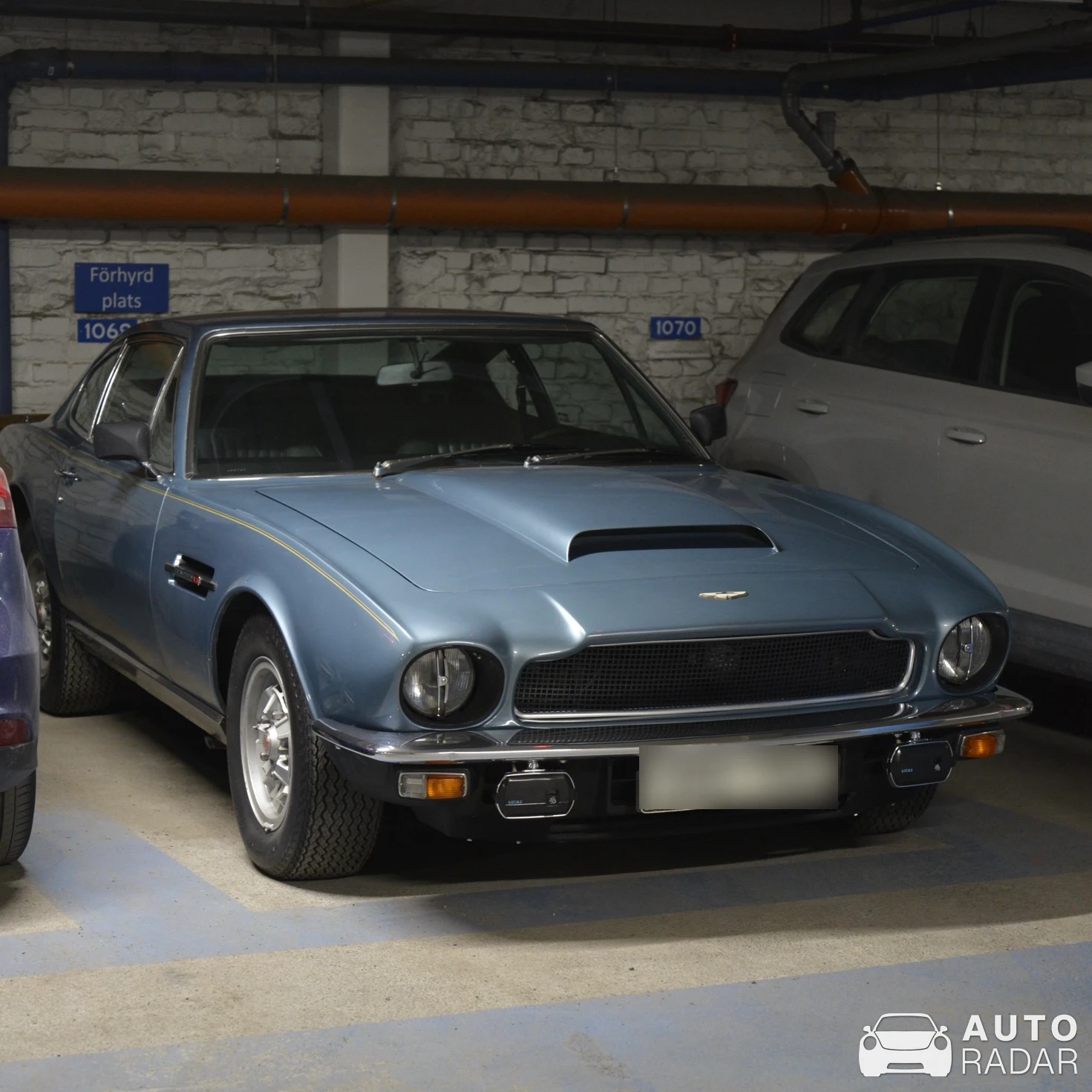 Aston Martin V8 Vantage 1977-1989 spotted in Stockholm