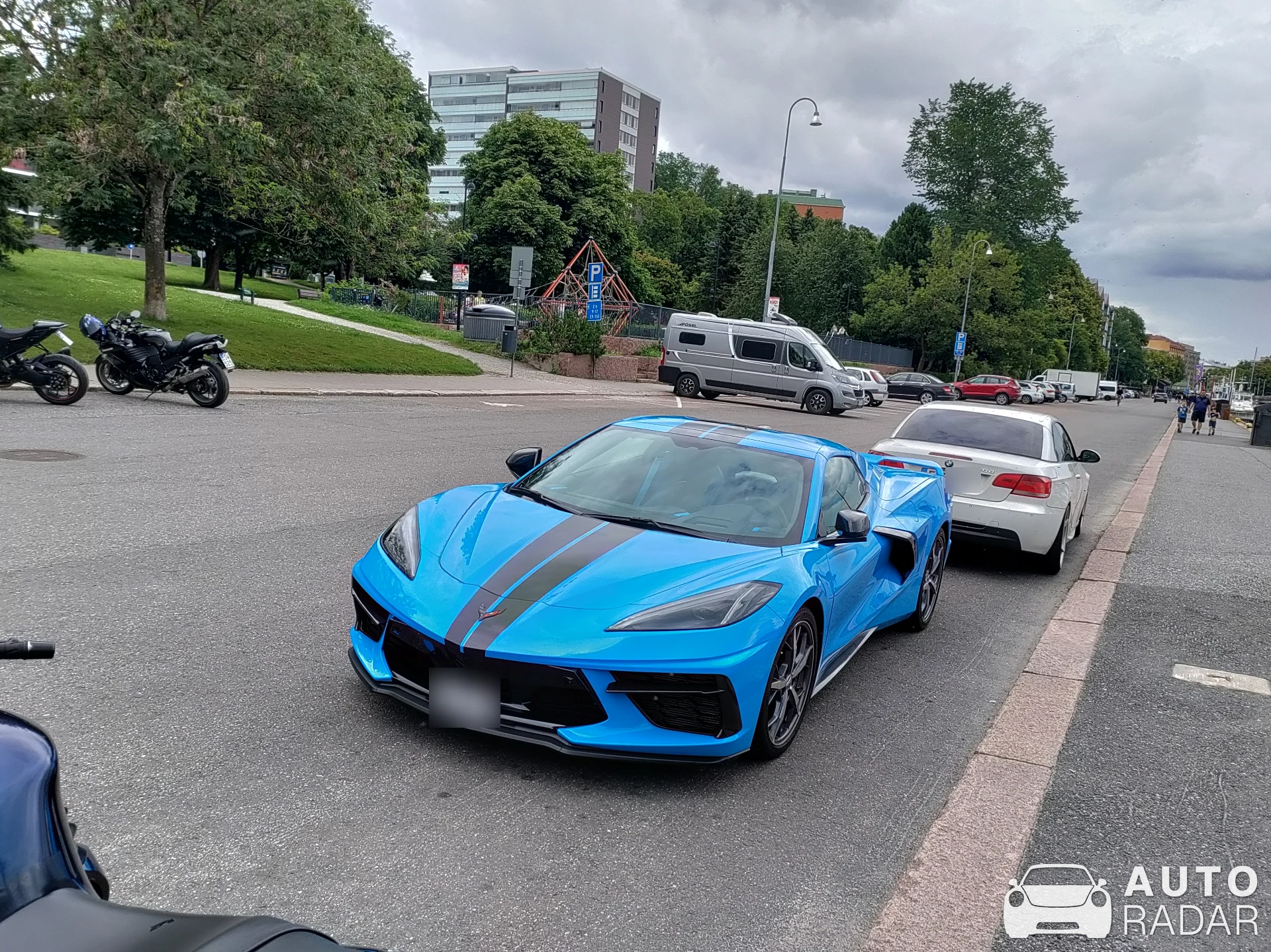 Chevrolet Corvette C8 Stingray spotted in Kaarina