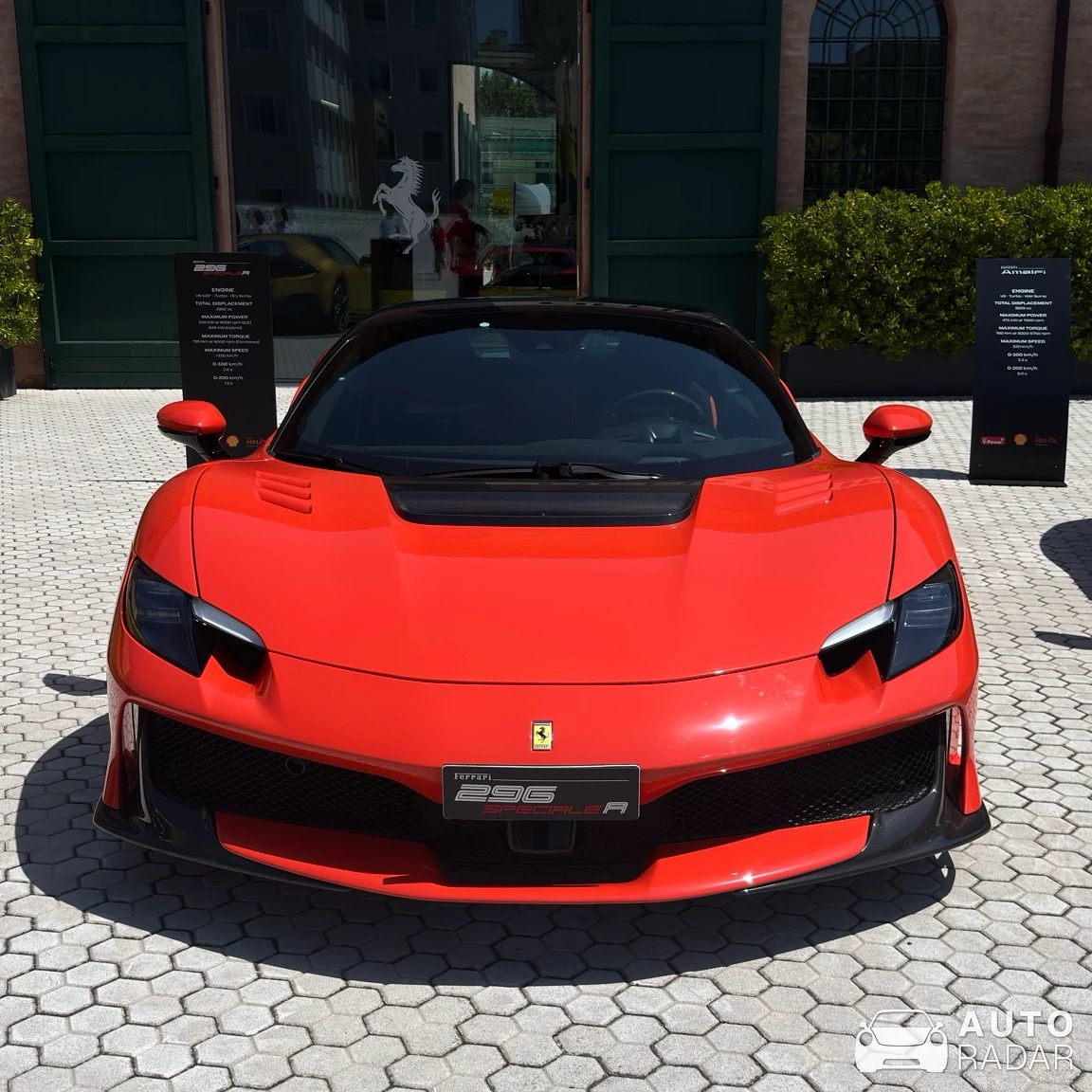 Ferrari 296 Speciale A spotted in Modena