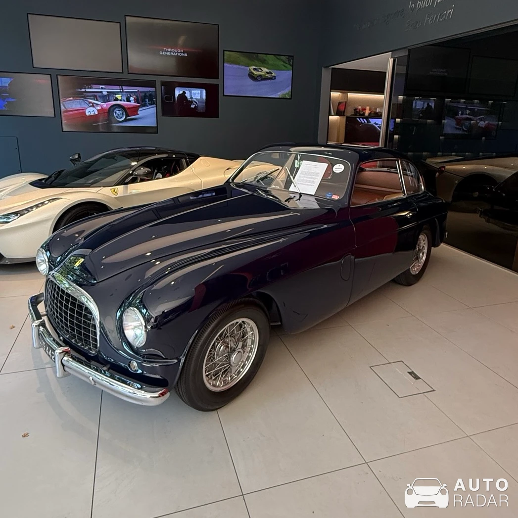 Ferrari 166 MM Inter Coupé Touring spotted in London