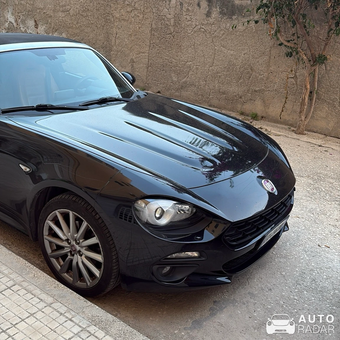 Fiat 124 Spider spotted in Siracusa, Italy