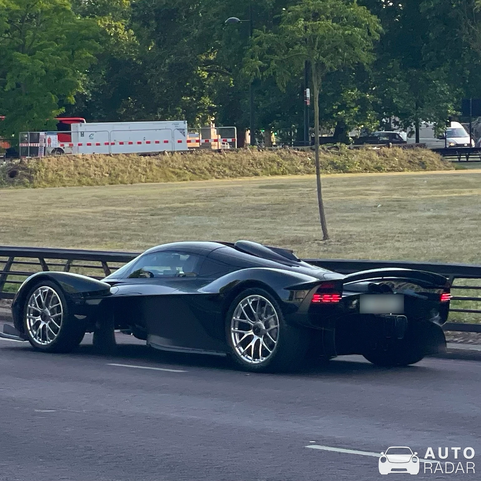 Aston Martin Valkyrie spotted in London