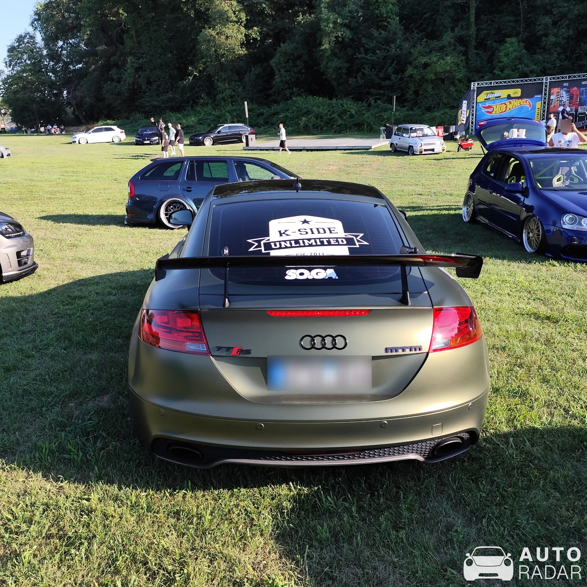 Audi TT-RS 8S spotted in Monzambano, Italy