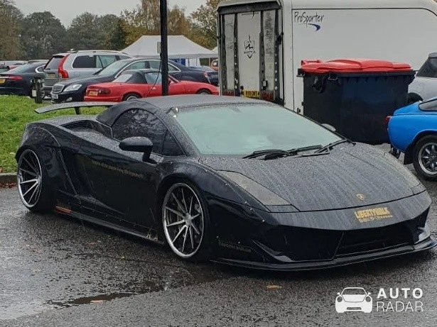 Lamborghini Gallardo Liberty Walk LB Performance Wide Body spotted in Tarporley
