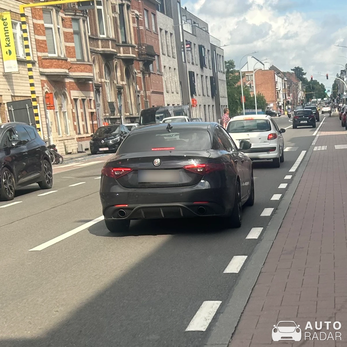 Alfa Romeo Giulia Quadrifoglio spotted in Lubbeek