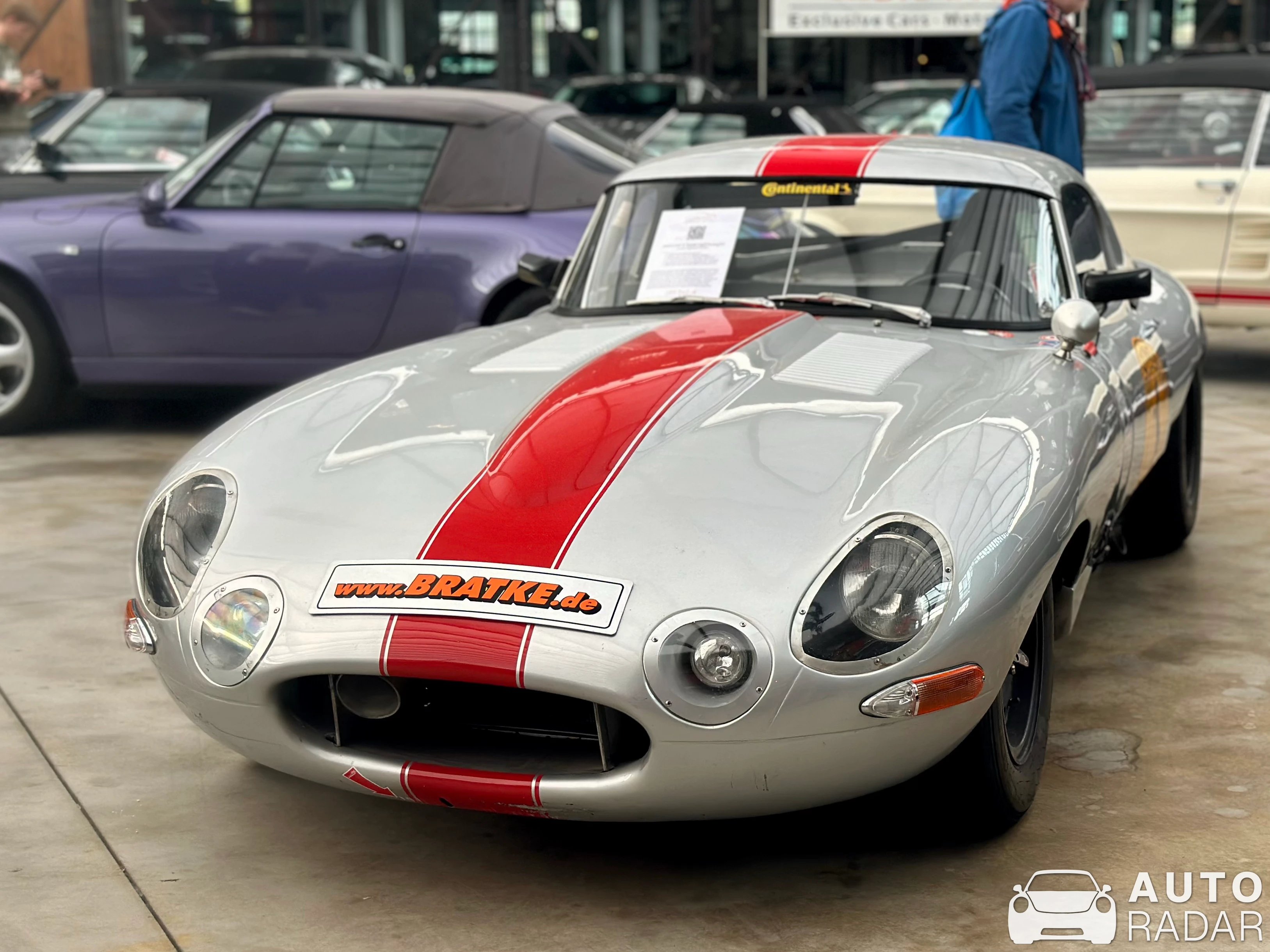 Jaguar E-Type Lightweight spotted in Düsseldorf
