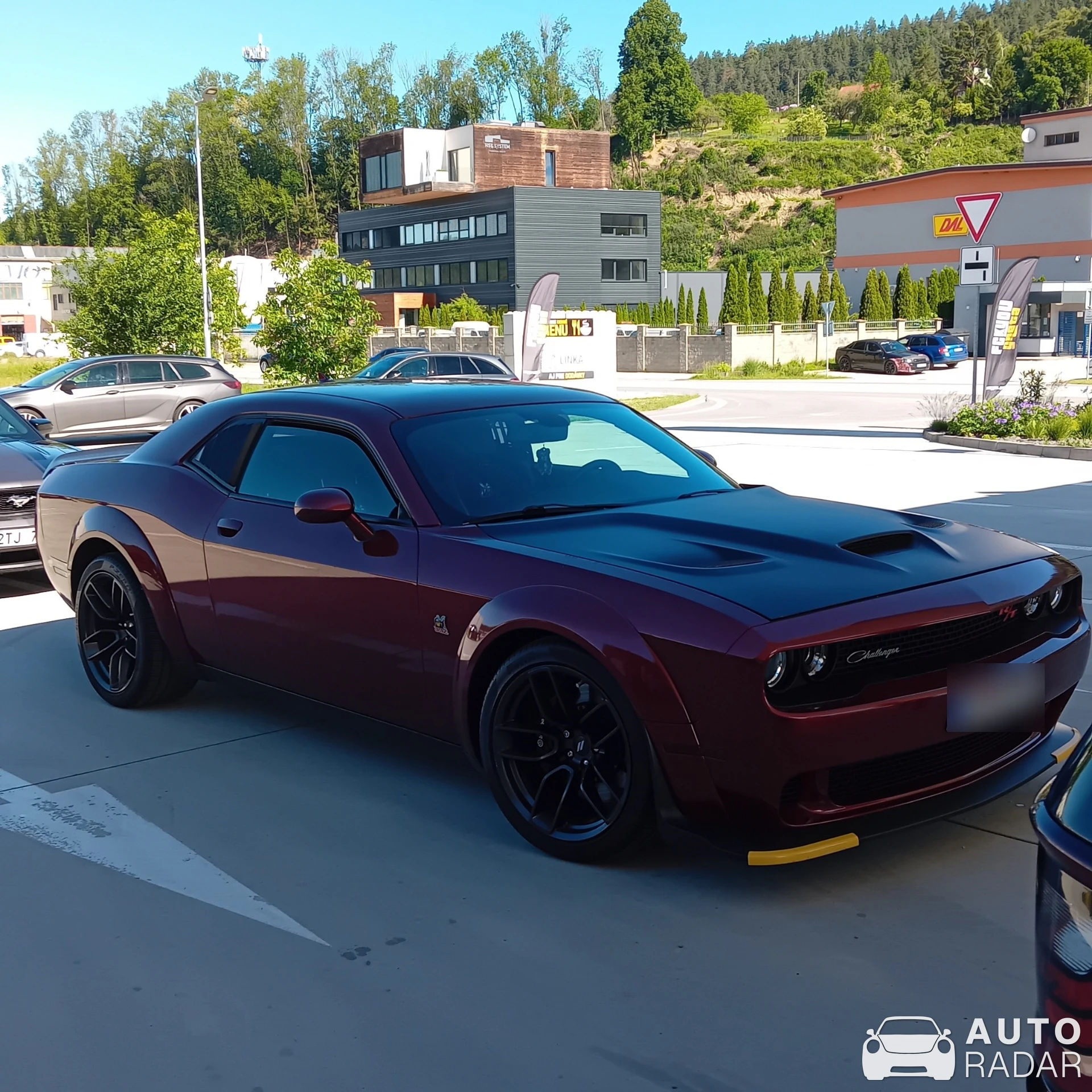 Dodge Challenger R/T Scat Pack Widebody spotted in Žilina