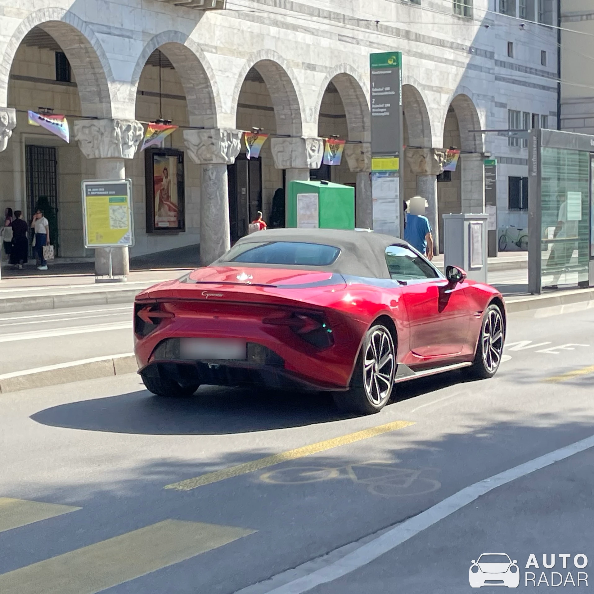 MG Cyberster spotted in Basel