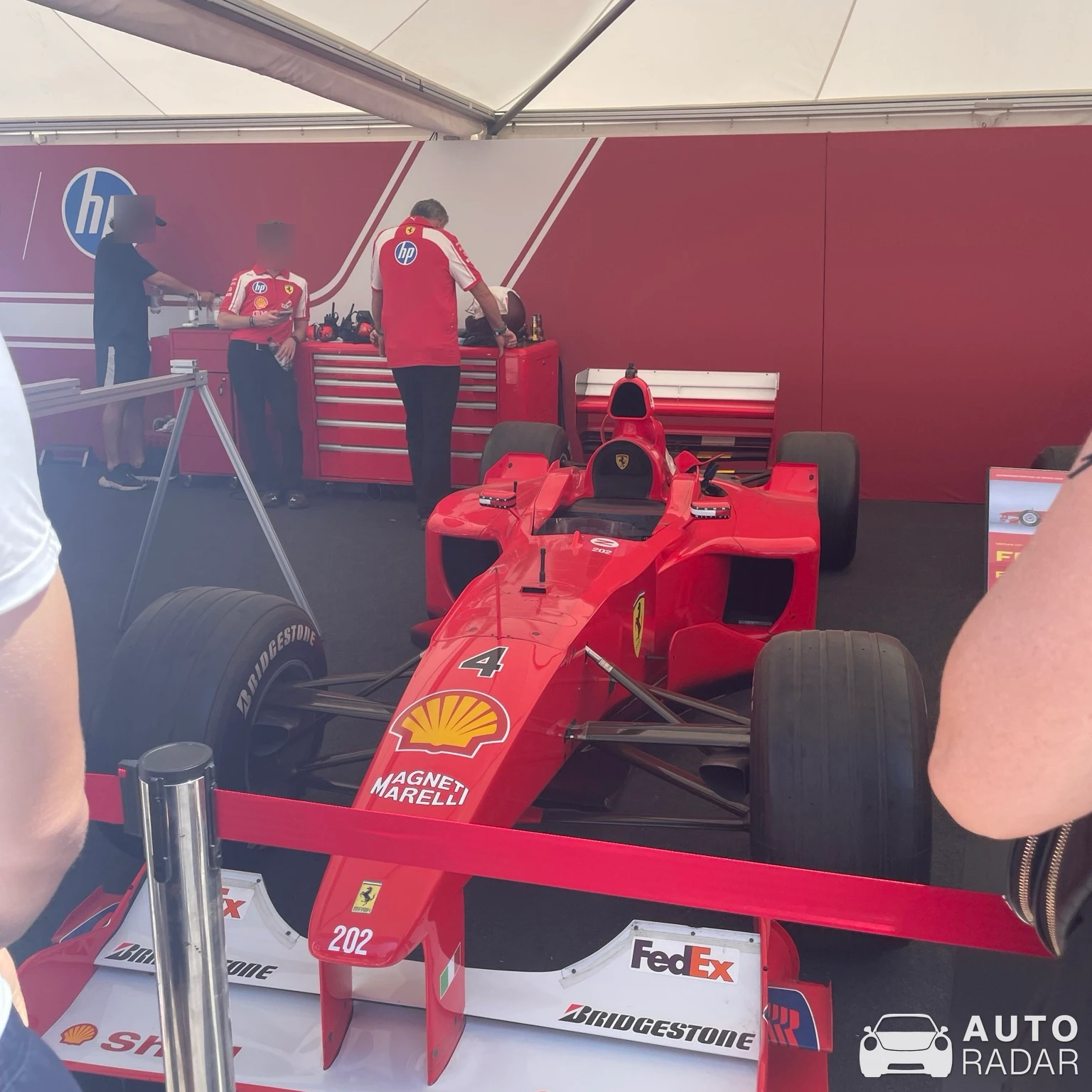 Ferrari Formula One spotted in Chichester