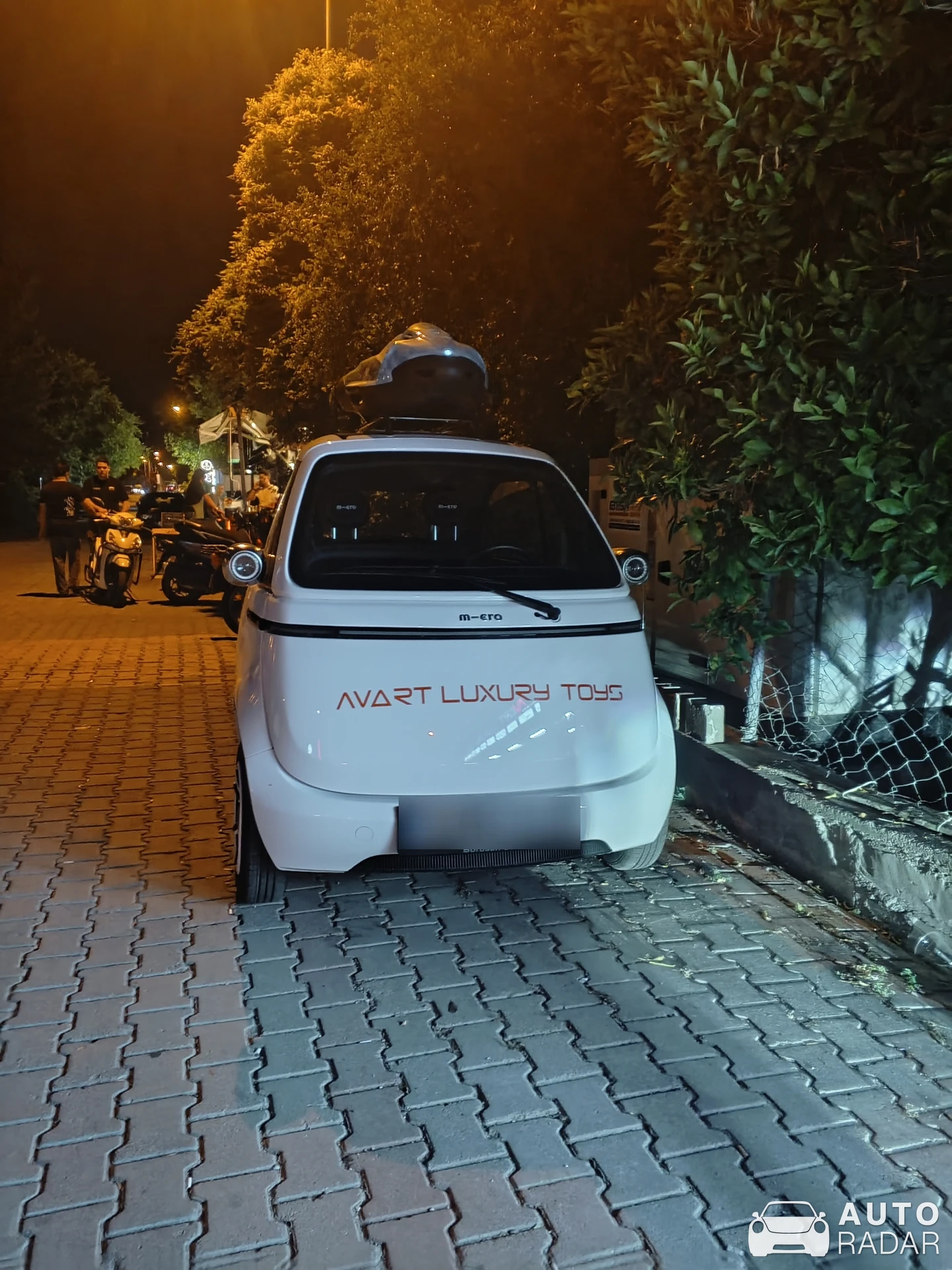 Microlino spotted in Menteşe