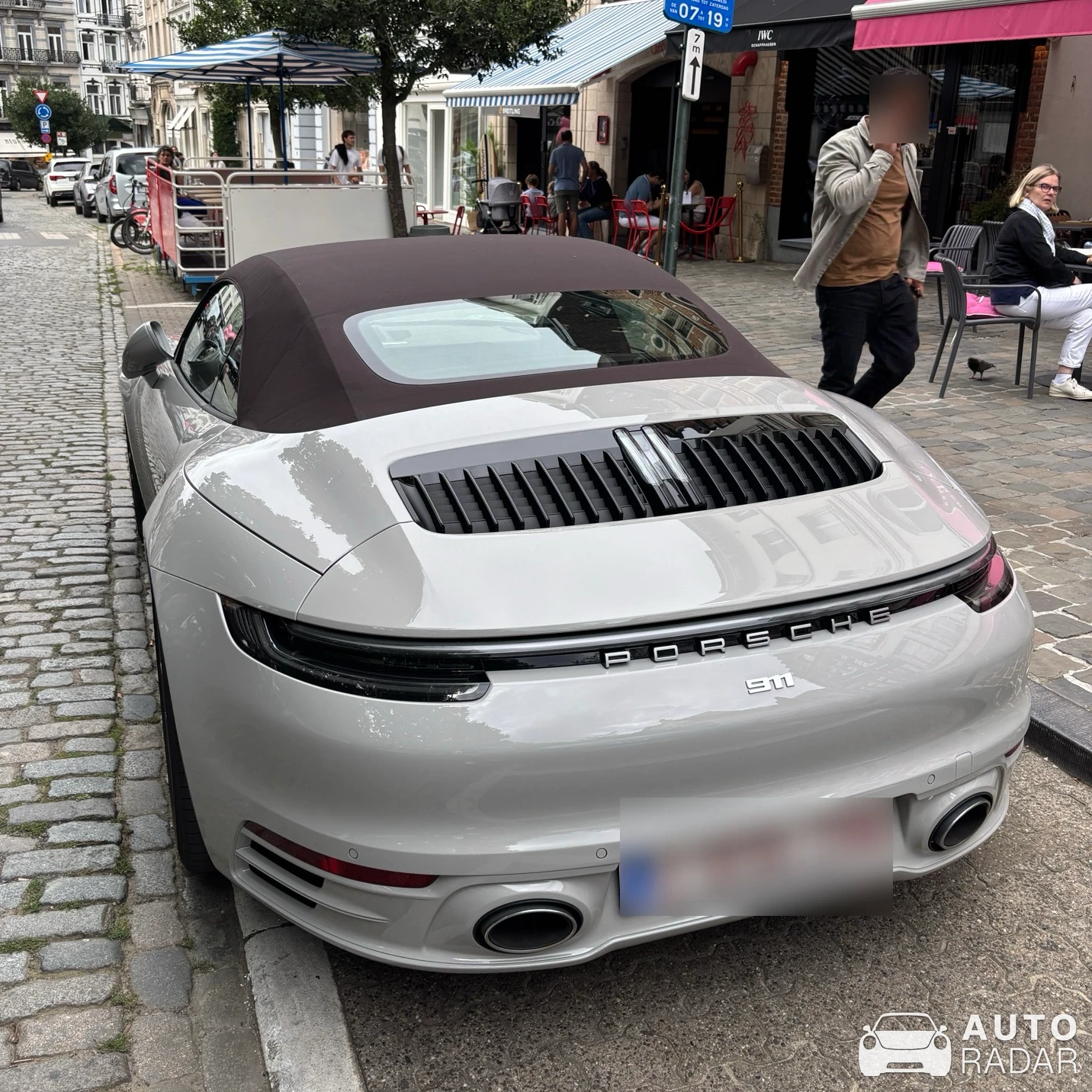 Porsche 992 Carrera Cabriolet MkI spotted in Grimbergen