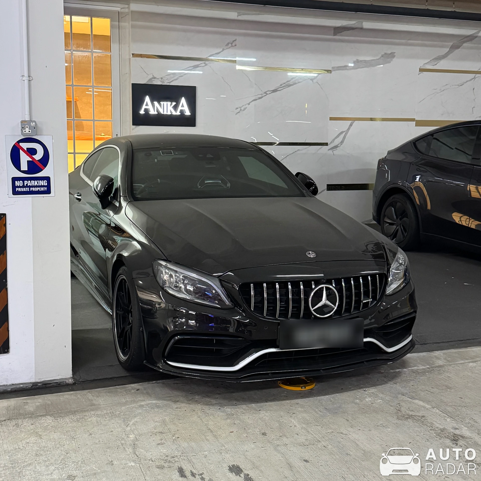 Mercedes-AMG C 63 S Coupé C205 spotted in Singapore