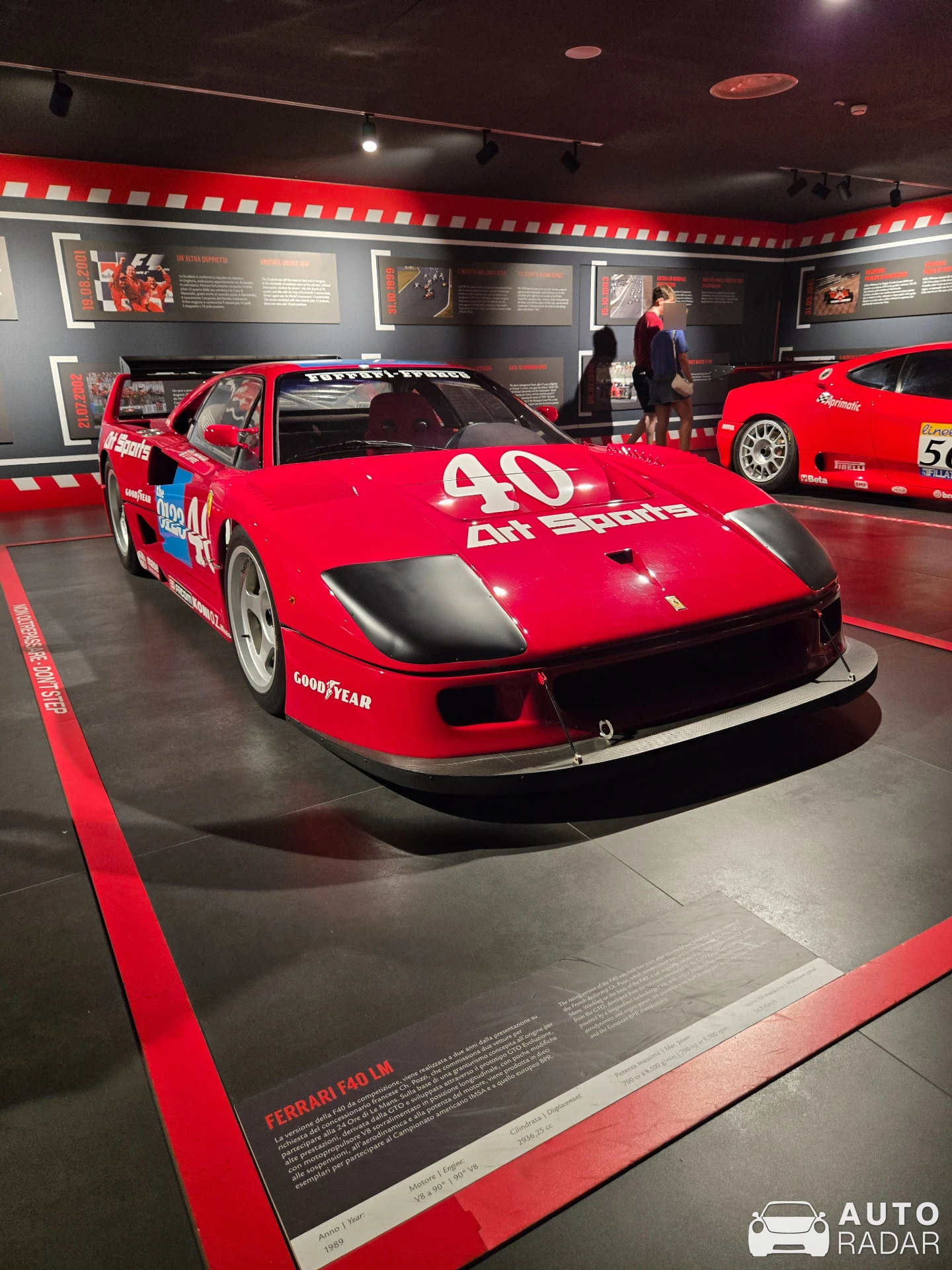 Ferrari F40 LM spotted in Maranello, Italy