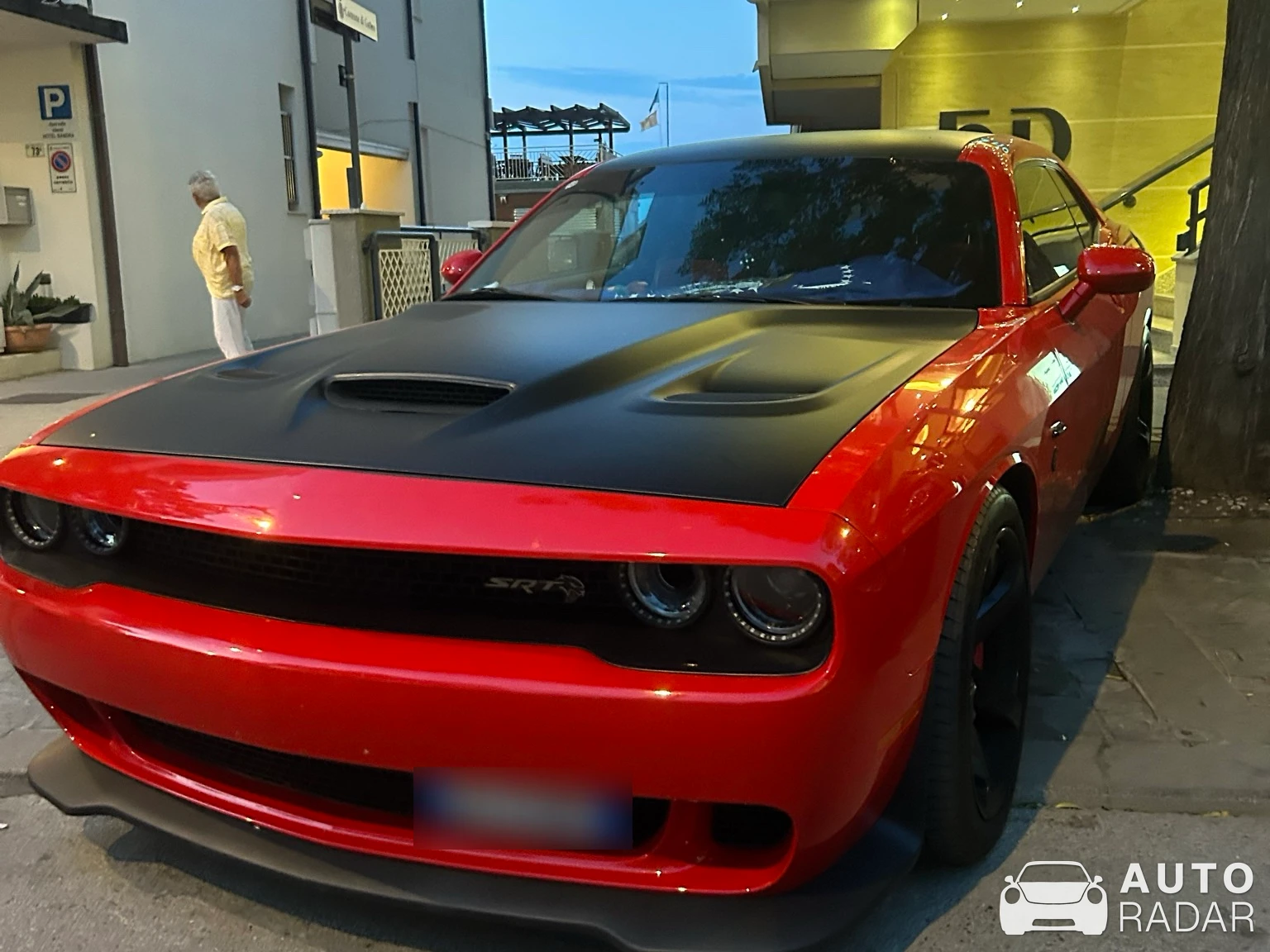 Dodge Challenger spotted in Gatteo