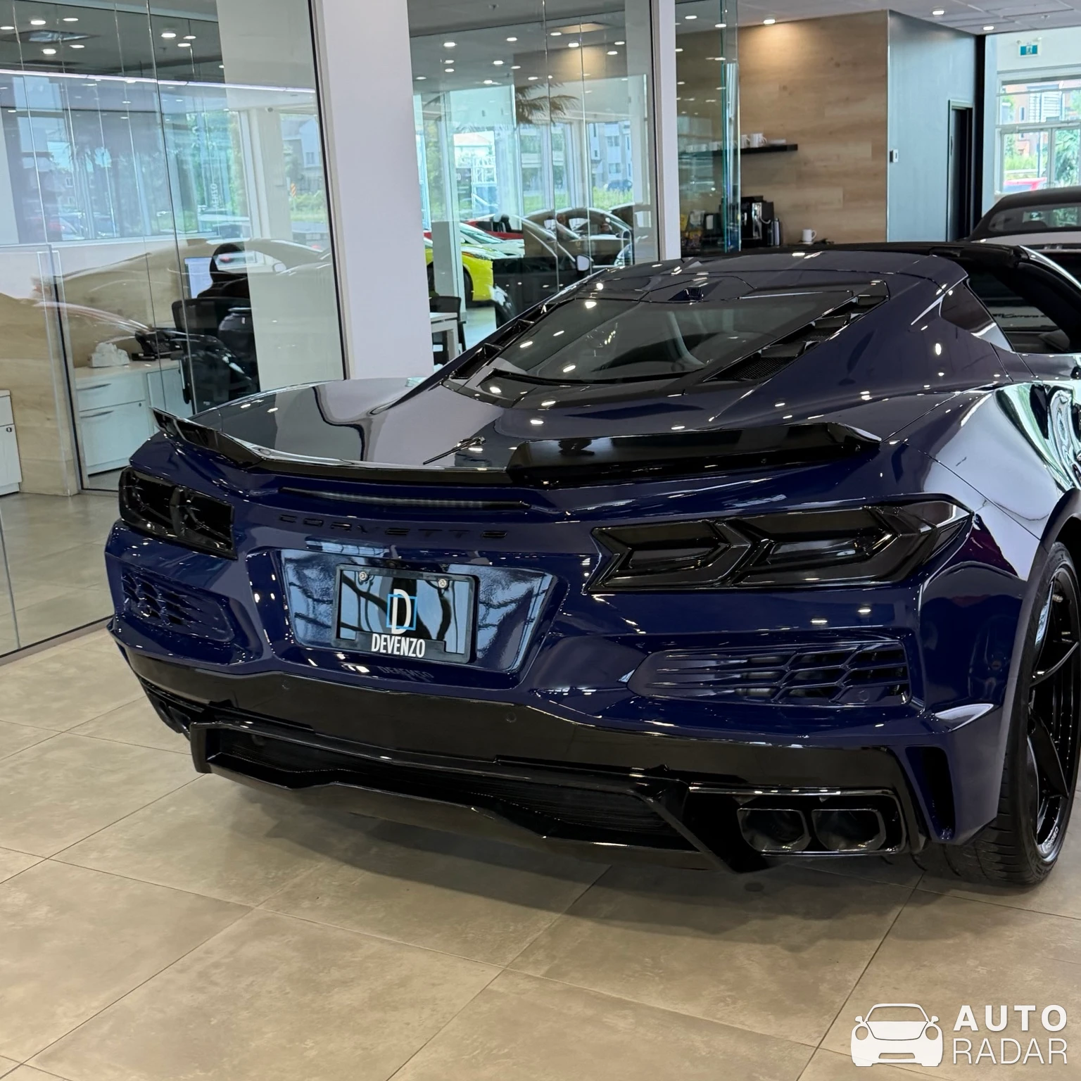 Chevrolet Corvette C8 E-Ray Convertible spotted in St-Eustache