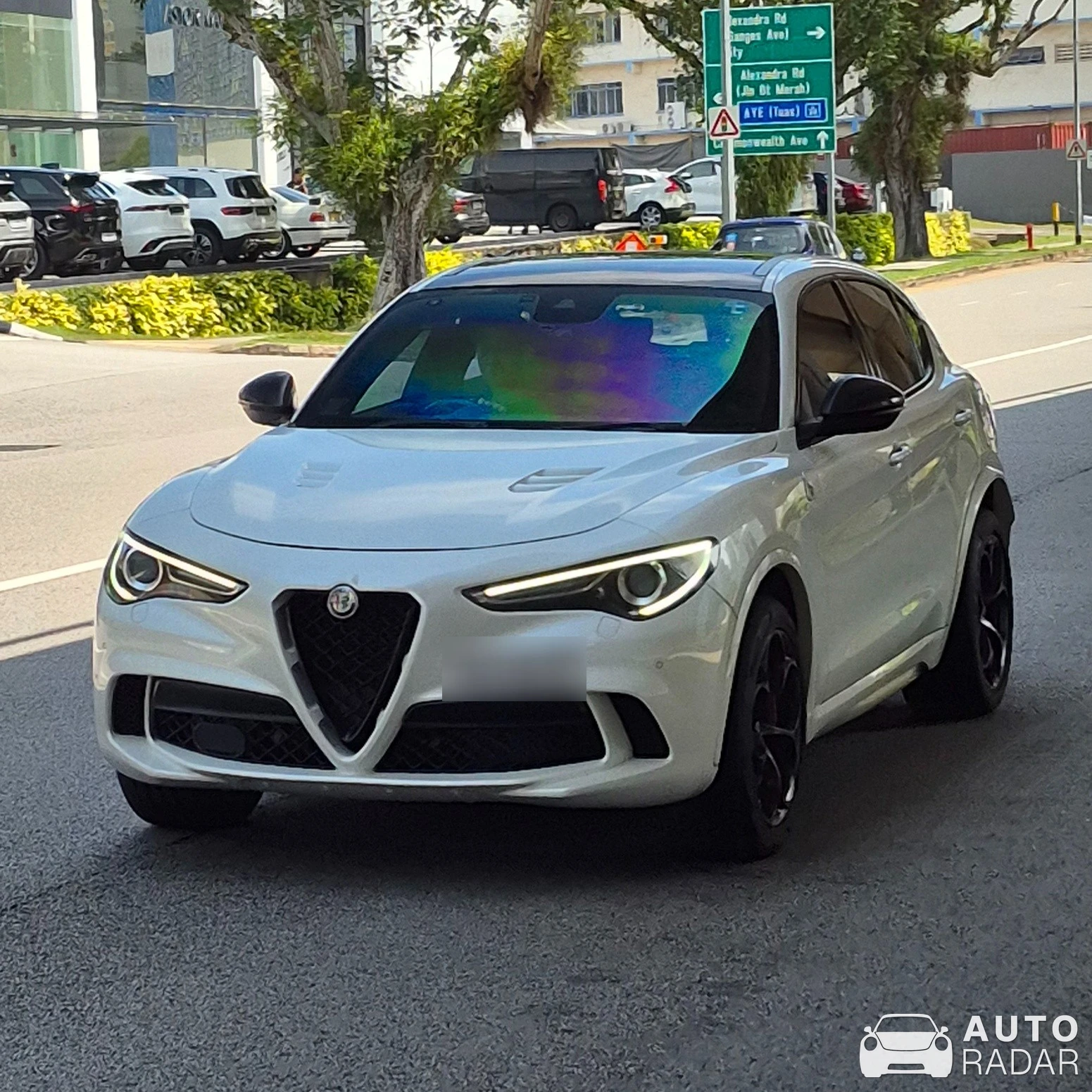 Alfa Romeo Stelvio Quadrifoglio spotted in Singapore
