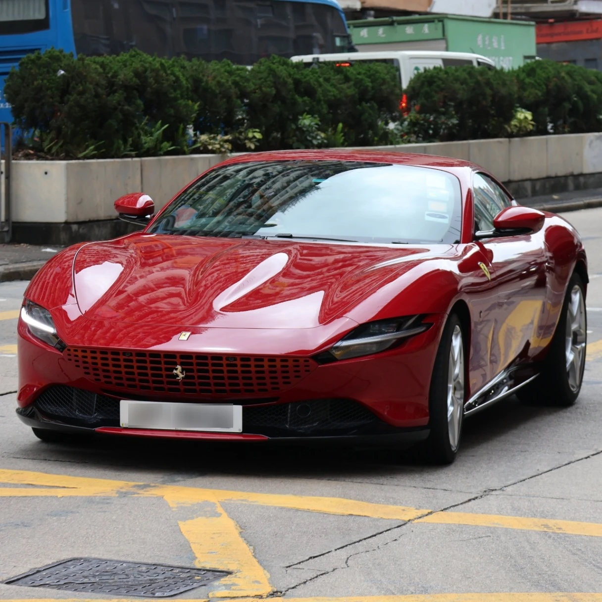 Ferrari Roma spotted in Kowloon, Hong Kong
