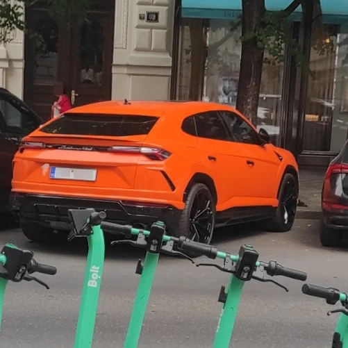 Lamborghini Urus spotted in Praga, Czechy