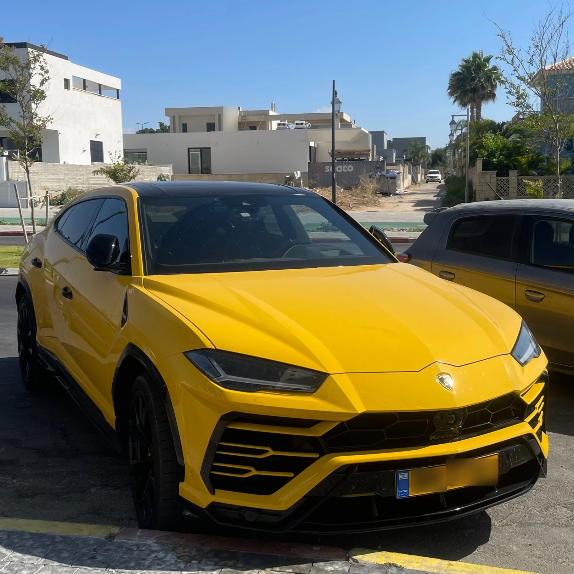 Lamborghini Urus spotted in Ashkelon, Israel