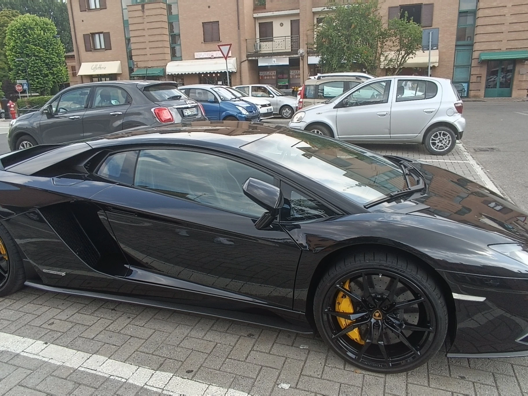 Lamborghini Aventador spotted in Maranello, Italy