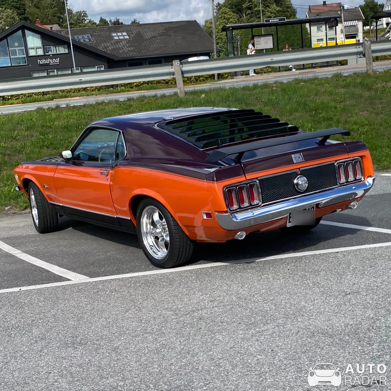Ford Mustang Mach 1 1969 spotted in Grålum, Norway