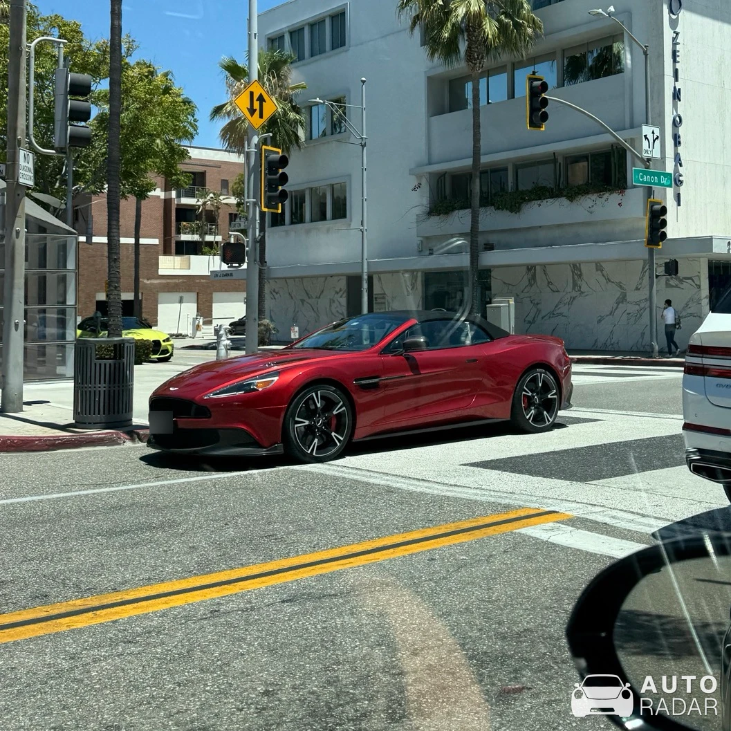 Aston Martin Vanquish Volante spotted in Beverly Hills