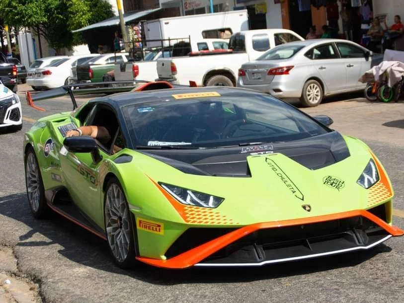 Lamborghini Huracán STO spotted in Jalpan de Serra, México