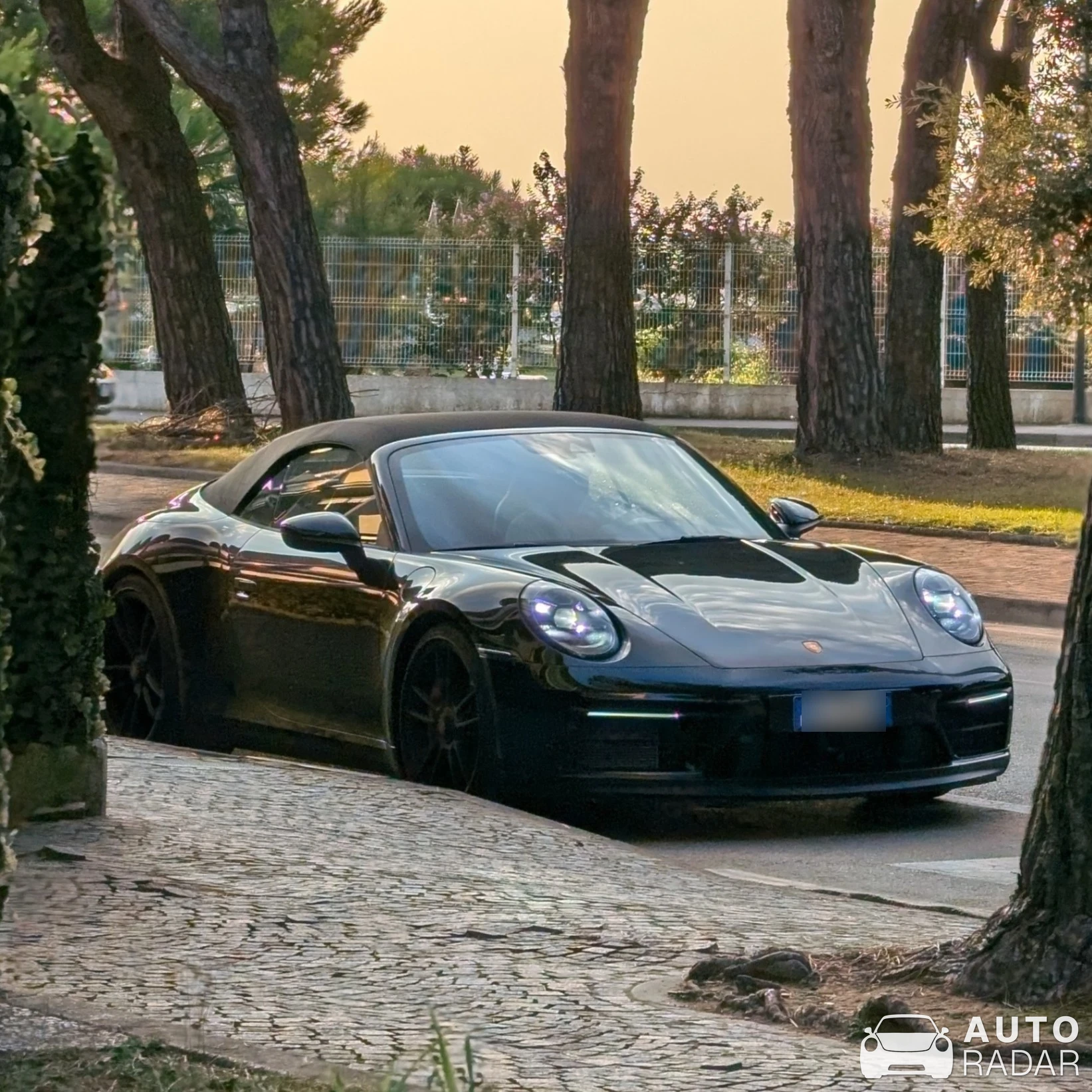 Porsche 992 Carrera Cabriolet spotted in Bibione Pineda, Italy