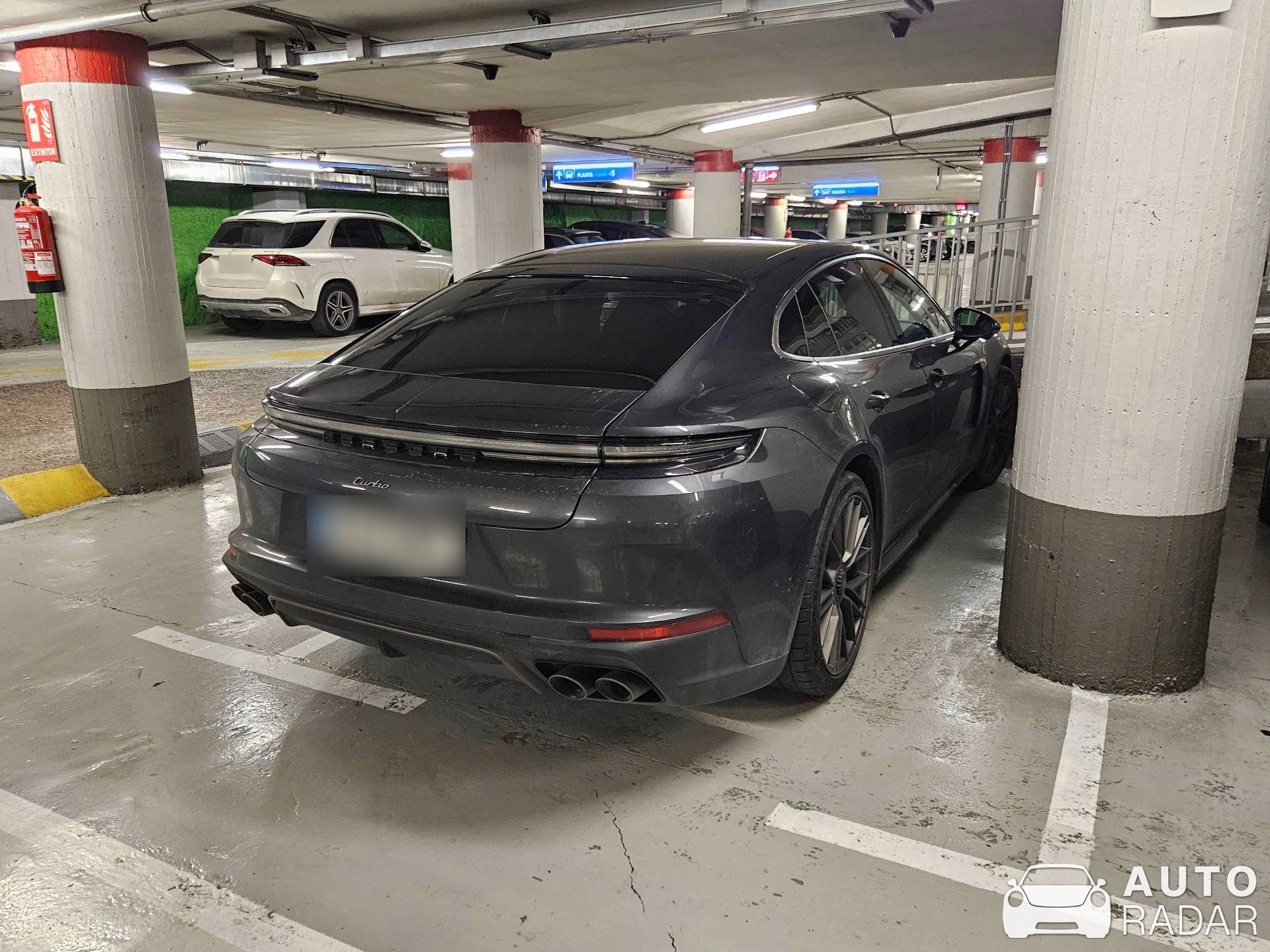 Porsche 972 Panamera Turbo spotted in Zaragoza