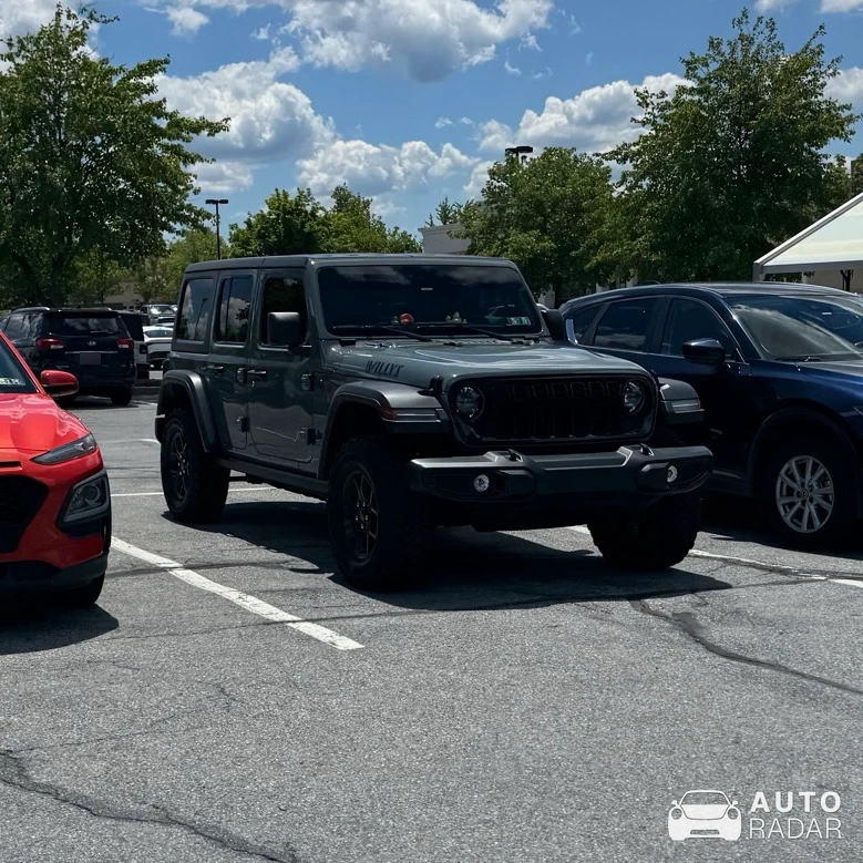Jeep Wrangler spotted in Newtown