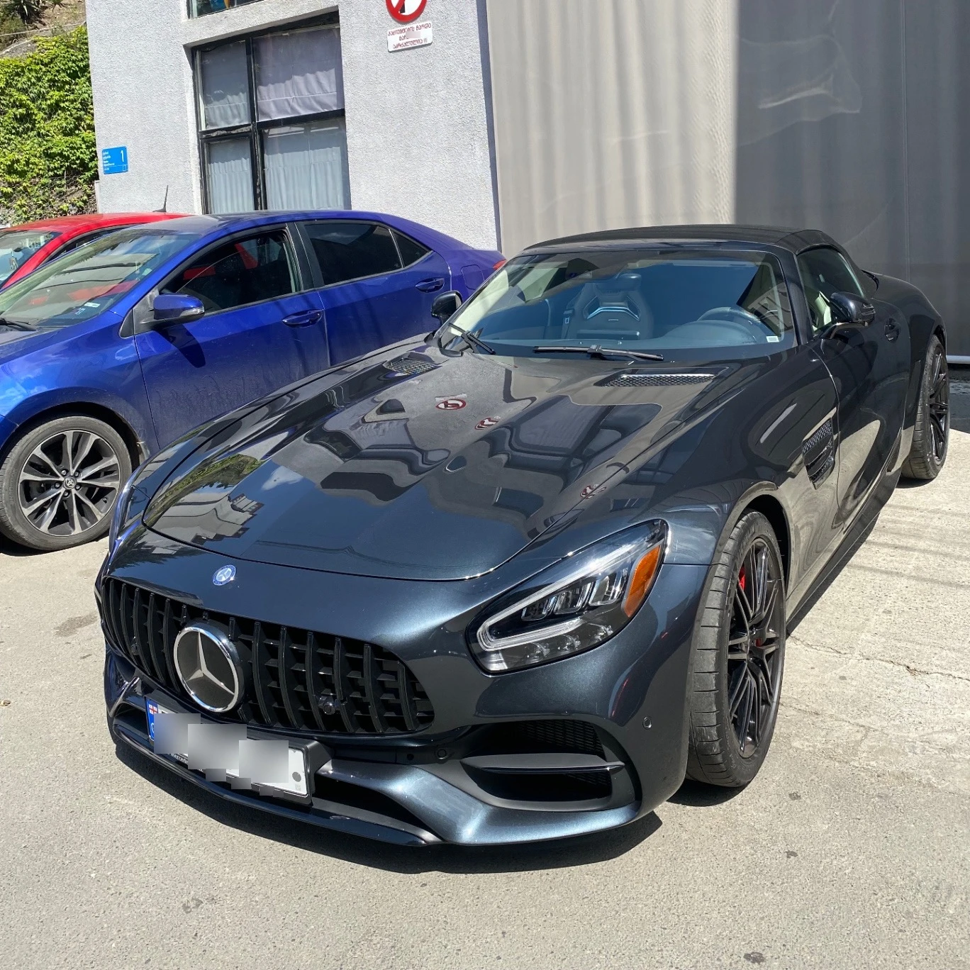 Mercedes-benz  amg gtr cabrio spotted in T'bilisi, Georgia